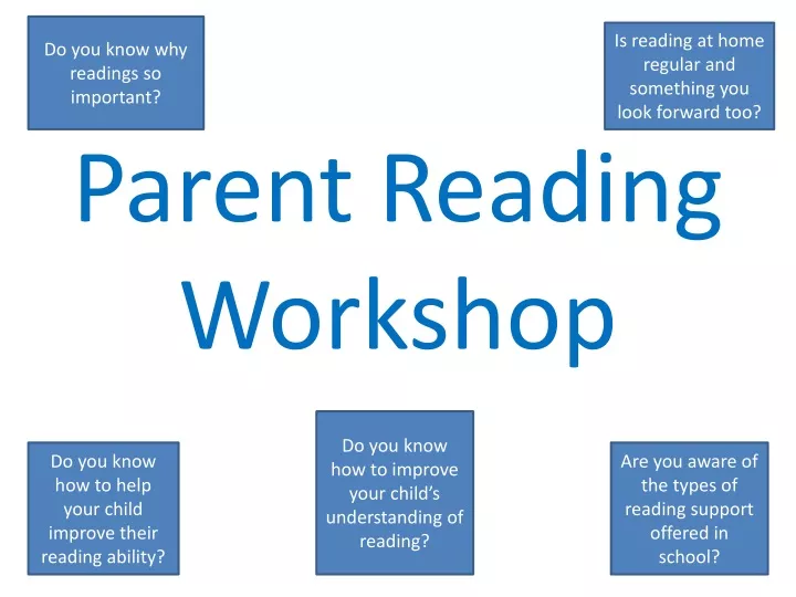 parent reading workshop