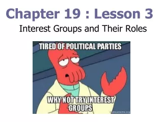 Chapter 19 : Lesson 3