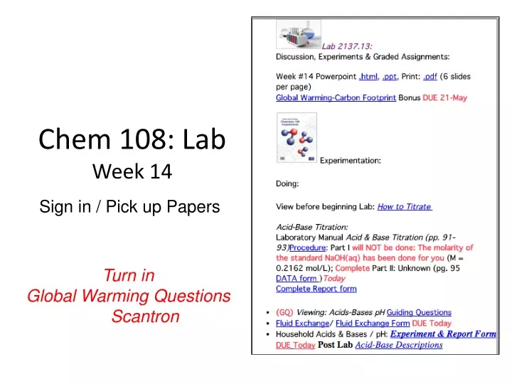 chem 108 lab week 14