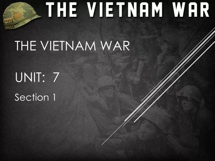 the vietnam war unit 7