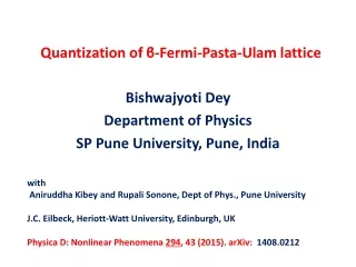 Quantization of  ? -Fermi-Pasta-Ulam lattice