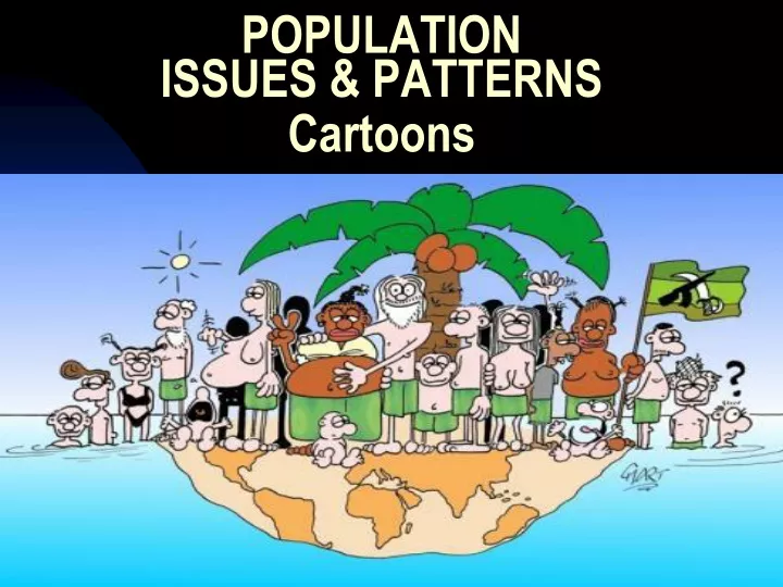 population issues patterns cartoons