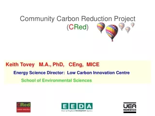 Community Carbon Reduction Project ( C Red )
