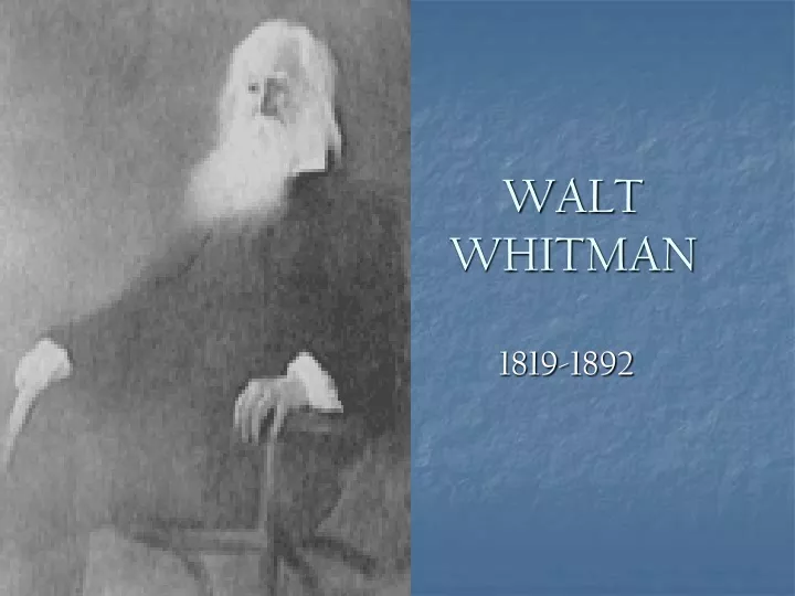 walt whitman