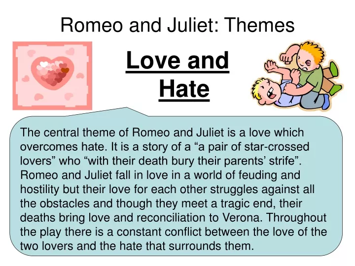 romeo and juliet themes