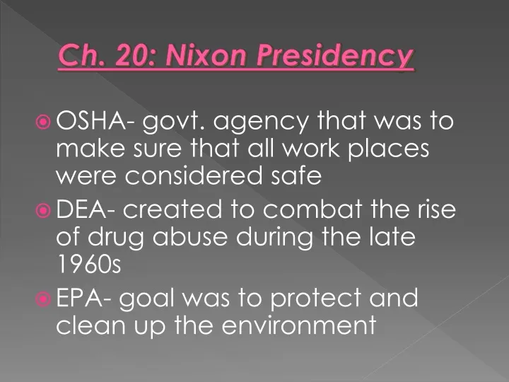 ch 20 nixon presidency