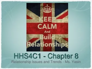 HHS4C1 - Chapter 8