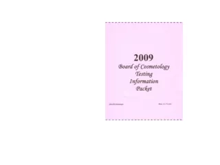 EFFECTIVE 1 JULY 2009 STUDENTS WILL ONLY BE TESTED ON THE HORIZONTAL FINGER WAVES.