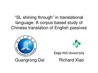 Guangrong Dai            Richard Xiao
