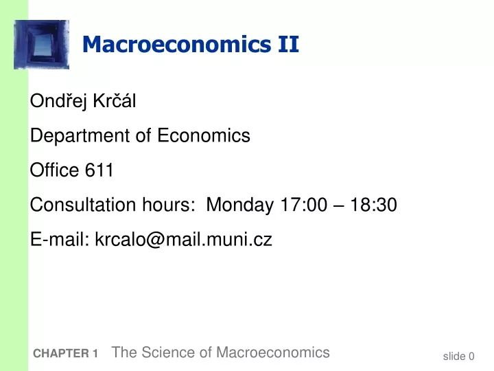 macroeconomics ii
