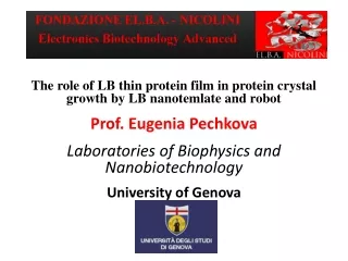 The role of LB thin protein film in protein crystal growth by LB nanotemlate and robot