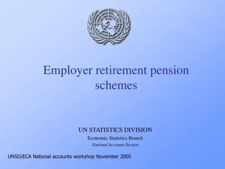 employer retirement pension schemes