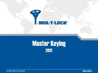 Master Keying 20 12