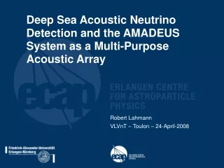 Deep Sea Acoustic Neutrino Detection and the AMADEUS System as a Multi-Purpose Acoustic Array