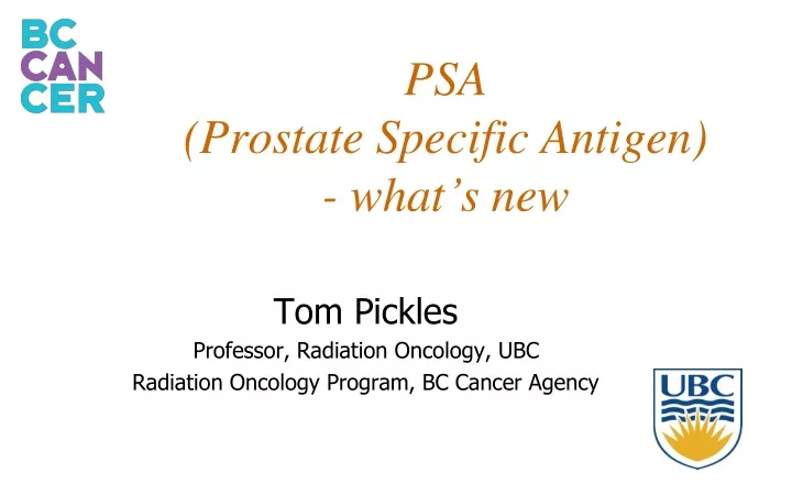 psa prostate specific antigen what s new