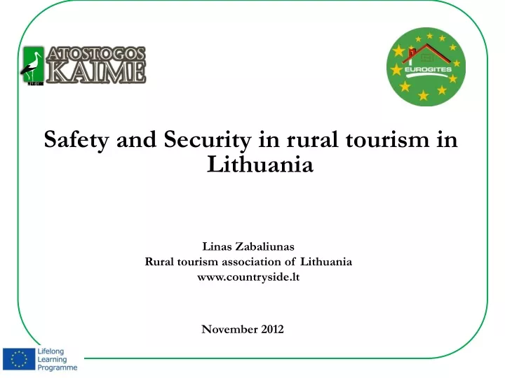 safety and security in rural tourism in lithuania