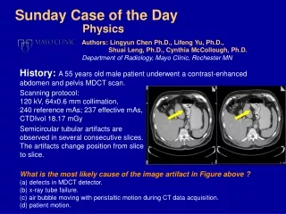 Sunday Case of the Day