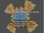 Grid Information Services - slide 1