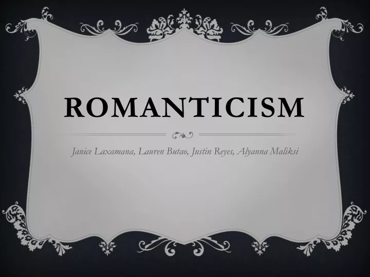 romanticism