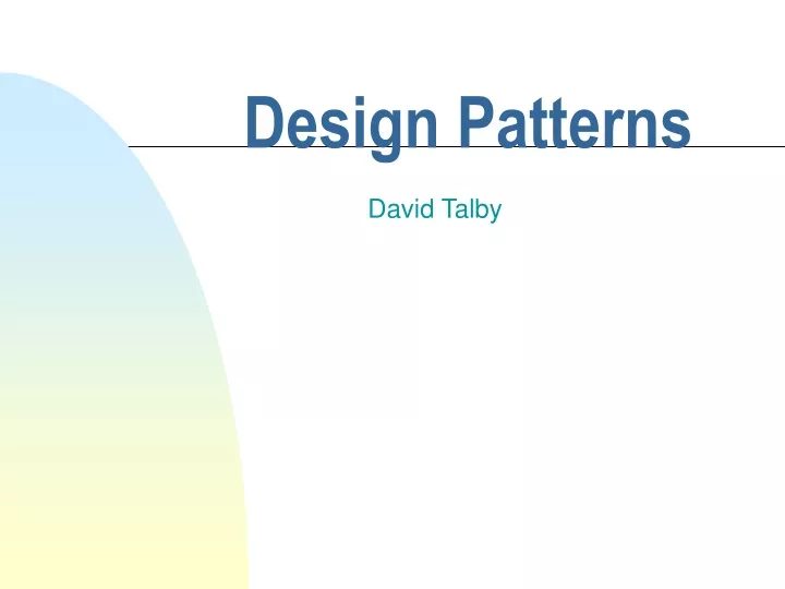 design patterns