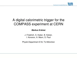 A digital calorimetric trigger for the COMPASS experiment at CERN