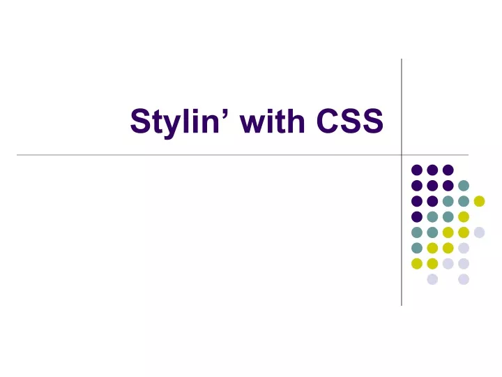 stylin with css