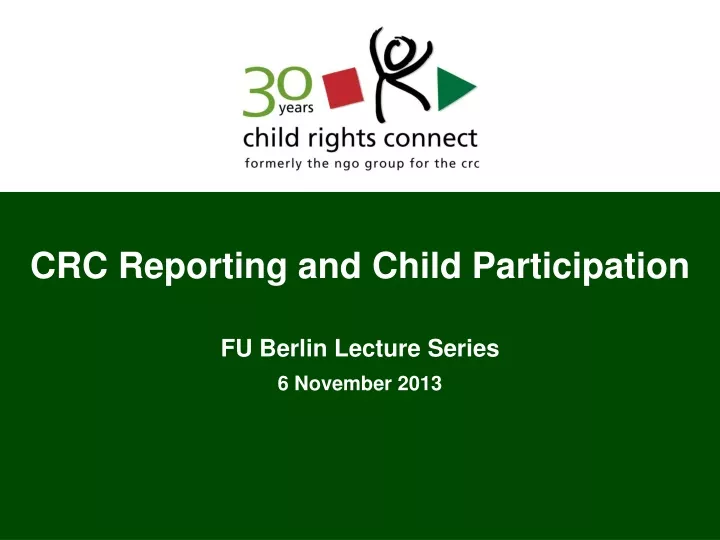 crc reporting and child participation fu berlin