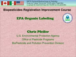EPA Organic Labeling