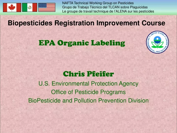 epa organic labeling