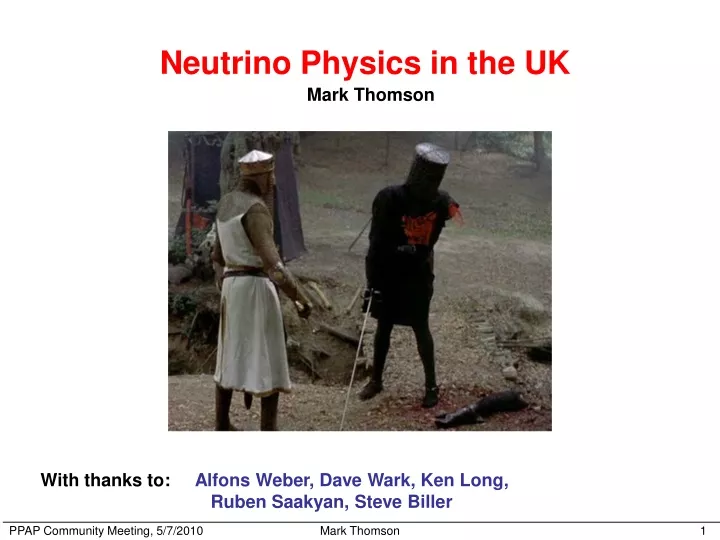 neutrino physics in the uk