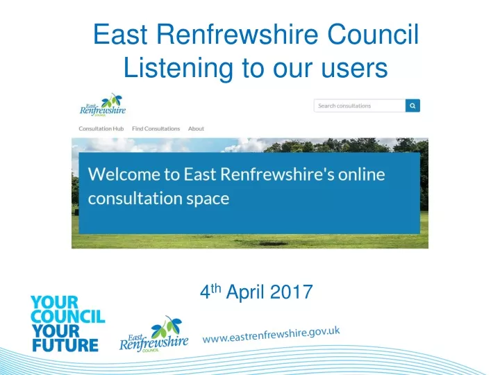 east renfrewshire council listening to our users