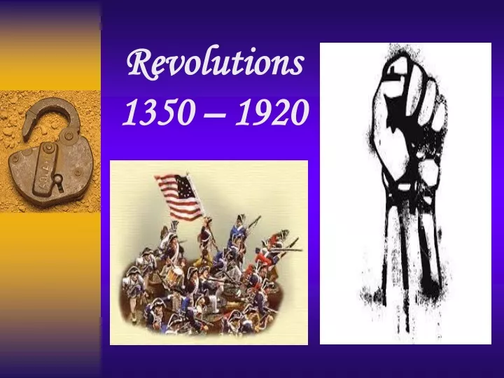 revolutions 1350 1920
