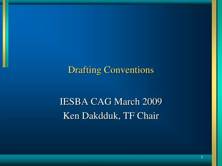 drafting conventions