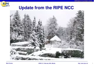 Update from the RIPE NCC