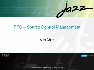 RTC – Source Control Management
