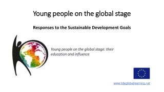 Young people on the global stage
