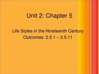 Unit 2: Chapter 5