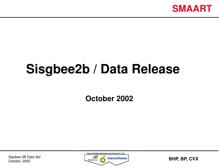 sisgbee2b data release