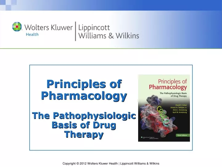 principles of pharmacology the pathophysiologic basis of drug therapy