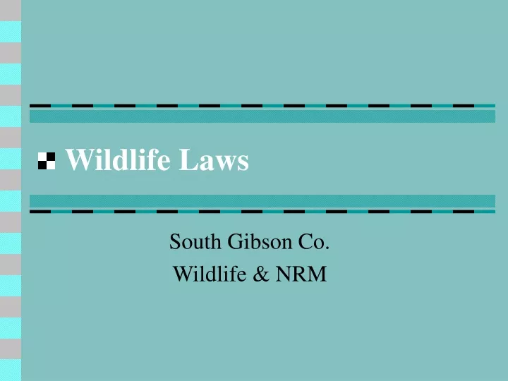 wildlife laws