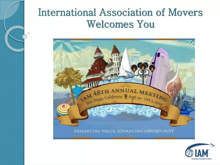 international association of movers welcomes you