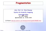 Database Fragmentation Strategies and Information Requirements - slide 1