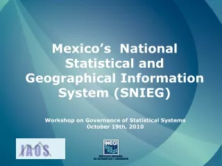Mexico’s  National Statistical and Geographical Information System (SNIEG)