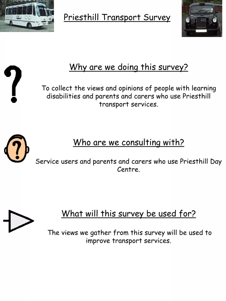 priesthill transport survey