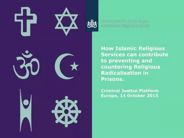 how islamic religious services can contribute