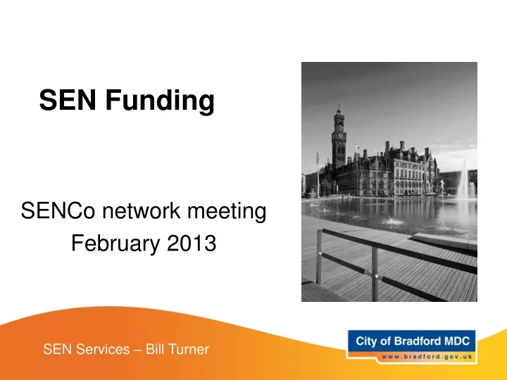 senco network meeting february 2013