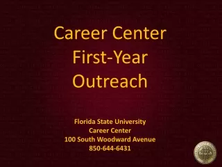 The FSU Career Center Dunlap Student Success Center