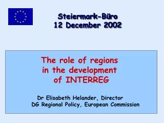 Steiermark-Büro 12 December 2002