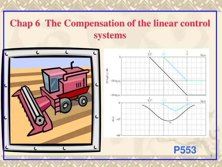 chap 6 the compensation of the linear control systems