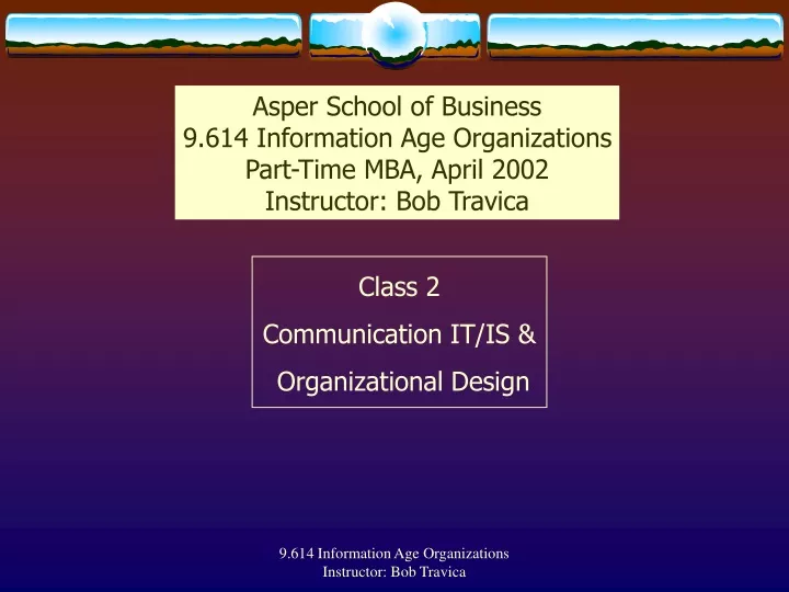 asper school of business 9 614 information